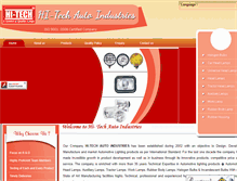 Tablet Screenshot of hitechautoindustries.com